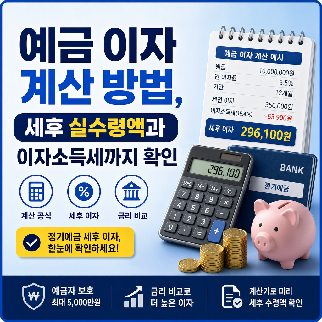 예금 이자 계산 대표 이미지