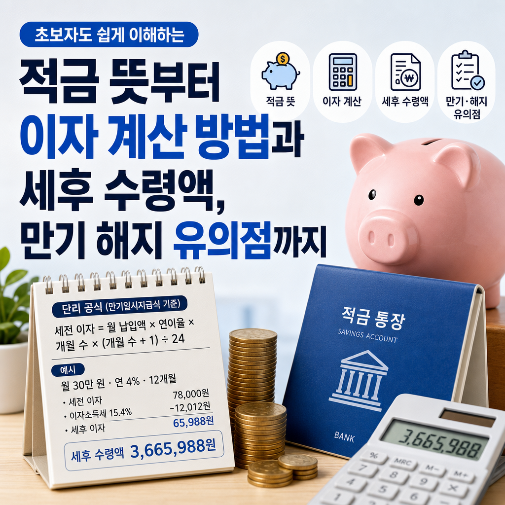 적금 뜻 대표 이미지