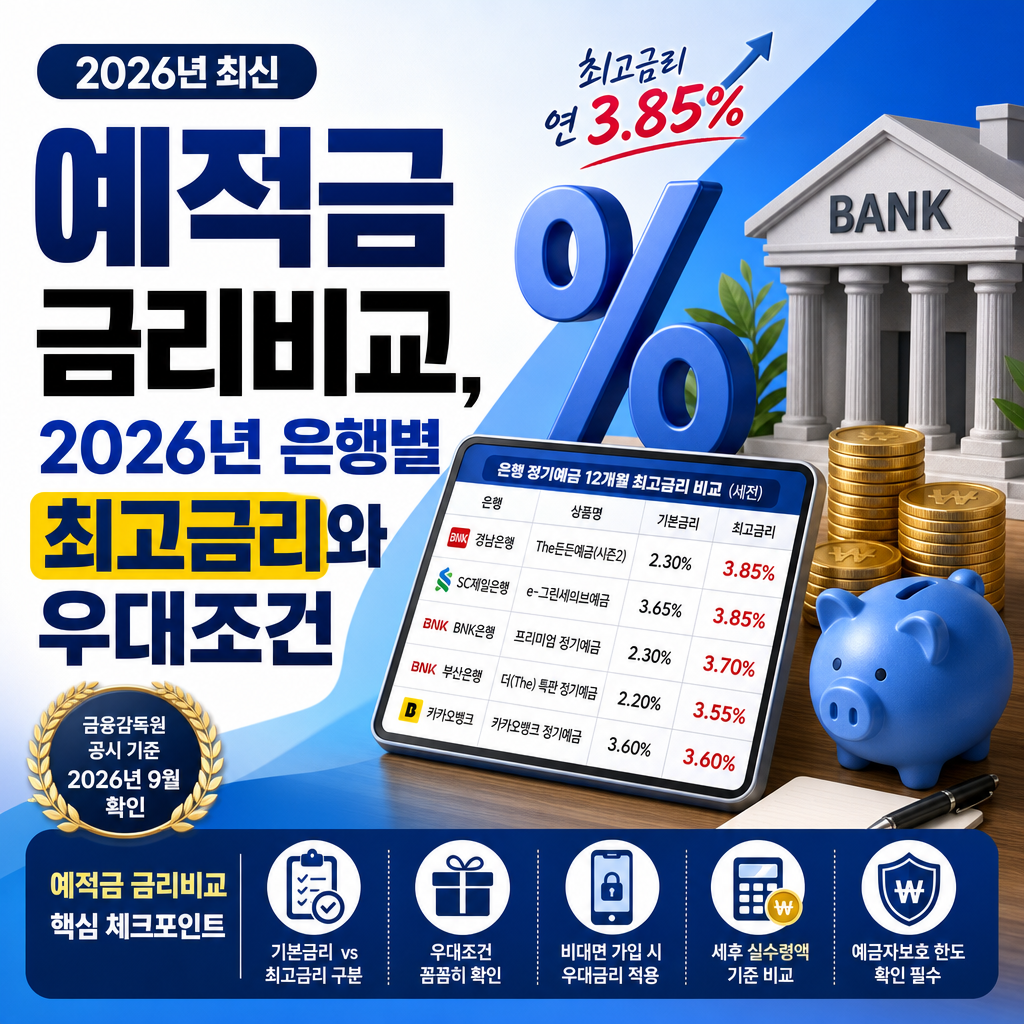 예적금 금리비교 대표 이미지