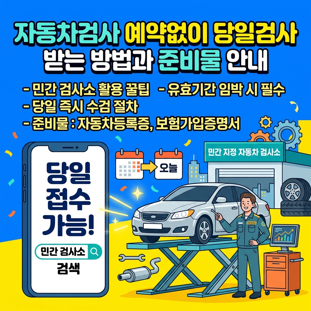 자동차검사 예약없이 대표 이미지